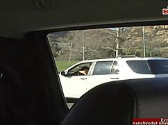 brunette milf with big boobs enjoy the hard cock after she got pick up 😍