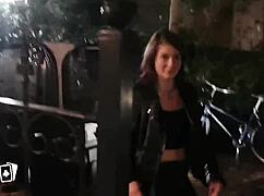 Amsterdam's bushy club turns into a public whore sex studio for hardcore adults.