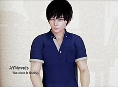 In my real desire series, an Indian brunette with a big ass plays a game