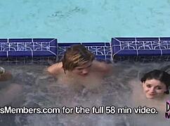 Girls Playing Naked At Our Spring Break Party House