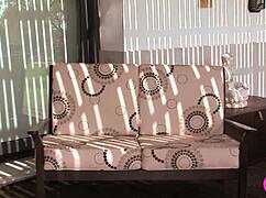 Lesbian sex in the shadows