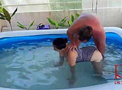 Is Regina Noir Teasing Underwater Domination Or Rough Sex In The Pool?