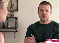 Watch Skye Blue get her big tits pounded in the garden!