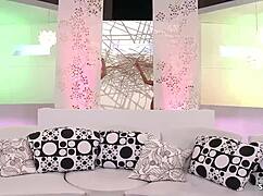 Freckled ginger girl and blonde big tits milf participate in ffm threesome scene