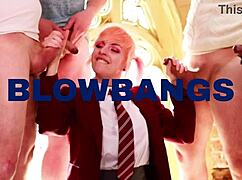 British Teen 18+ Rides Lucky Guy's Face