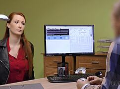 loan4k isabella offers her shaved vagina for fucking to get a big loan