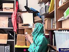 Arab teen 18+ shoplifter boned by lp officer