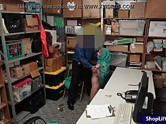 Arab teen 18+ shoplifter boned by lp officer