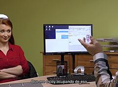 loan4k isabella offers her shaved vagina for fucking to get a big loan