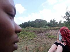 Caricature gone wrong, starving artist gets fed black dick.