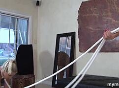 strap-on lesbian orgy with dirty talk 😈