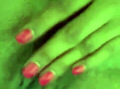 Fingering juicy virgin chocolate pussy till scream.