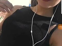 Russian albina poses elegantly