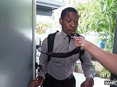 Bangbros - Brija Monet Masturbates And Prays For A Real Dick Thank God Jonathan Jordan Arrives With His Huge Package
