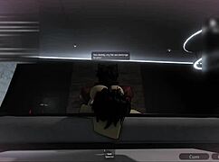 Roblox Sissy Learns Superiority of Big Black Cock Monster Dick