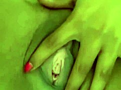 Fingering juicy virgin chocolate pussy till scream.