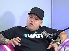 Sara films podcast featuring Karen Sleent, the hot blonde