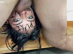 tiny 18+ ANAL SLUT michy perez faces NO MERCY PUKING in extreme rough session