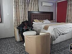 horny milf deepthroats big cock in close up, squirting pussy 😋