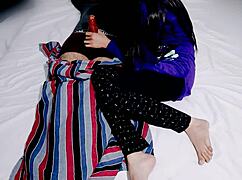 Rich Slim Housewife Fucked by Big Dick Car Driver