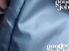 Deepthroat big cock in car