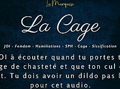 La Cage - Femdom Caged Anal Joi