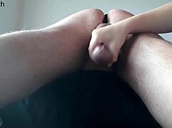 Milking massage on big cock 😍