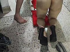 My step-cousin and I create homemade porn when alone.