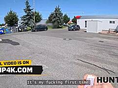 hunt4k changes clothes in abandoned place for cash