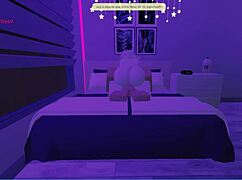 My bunny bounces her huge ass on my dick