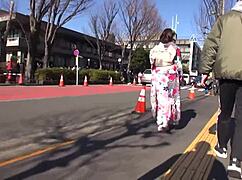 Adult ceremony girl with G-cup tits gets filmed in bed.