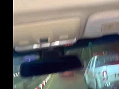 uber driver watches me fuck huge toy