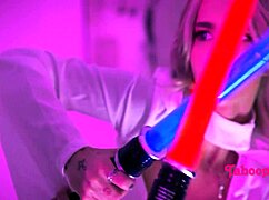 I joined the star whores family for taboo threesome