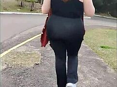 Walking With My Stepmother Without Panties