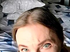 Cougar granny seduces gardener for blowjob and intense fuck!