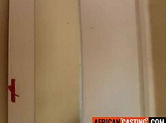 hey, check out this big ass ebony milf getting railed doggystyle in that amateur interracial casting.