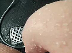 Hot aesthetic stepsis enjoys a relaxing shower in sunny los angeles