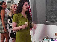 stepmom licking stepdaughter under table 😏