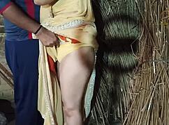 Hey, brother-in-law and sister-in-law are having sex outside the house