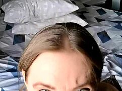 Cougar granny seduces gardener for blowjob and intense fuck!