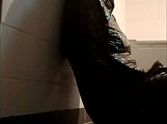 Sophie La Larve, my slave, in ultimate mummification and fellatio