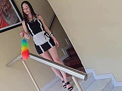 The maid who cleans my house agrees to use lubricant with me during rough sex