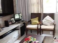 Street boy fucked my ass in boss's bed.