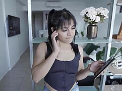 Mi hermanastra queria sacarse una buena foto para instragram y yo le saque hasta la ropa