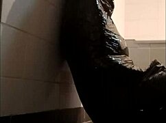 Sophie La Larve, my slave, in ultimate mummification and fellatio