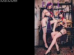 Xuxu in asian cosplay costume for contest game challenge part 2