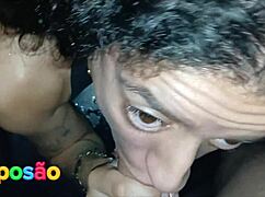 Ela Chupou o Raposao Até Beber o Leite no Evento