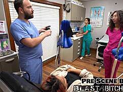 Channy Crossfire's Pussy Gets Fucked by Lesbians in Close-Up Behind Scenes