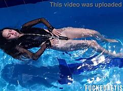 Underwater Jessica Bunny Swimming Pool