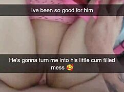 Cheating milf wife bent over doggystyle, bred creampied snapchat compilation